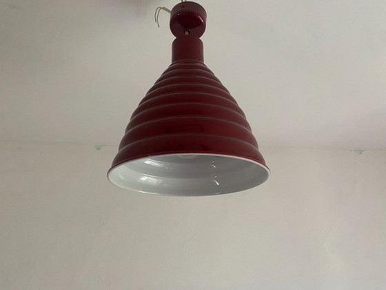 Vintage Sijaj Hrastnik industriële hanglamp, Joegoslavië, jaren 70 – Plafondlampen, Aluminium (photo 3 of 6)