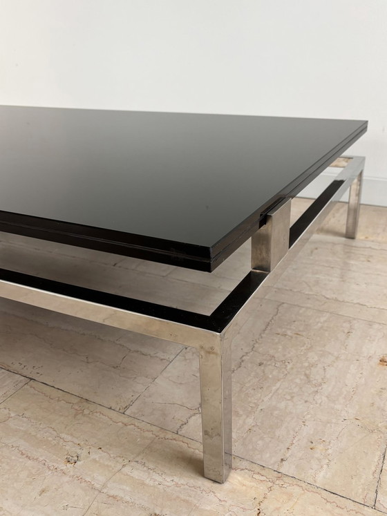 Large Coffee Table by Fontana Arte, Italy, 1970s, Glass, Black (photo 8 of 14)