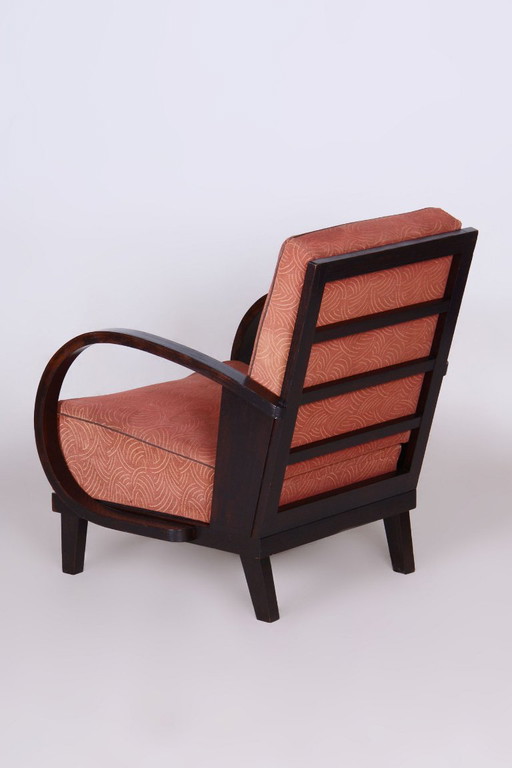 Sillón Art Déco restaurado, de Jindrich Halabala, UP Zavody, República Checa, década de 1930. – fauteuils (photo 2 of 10)