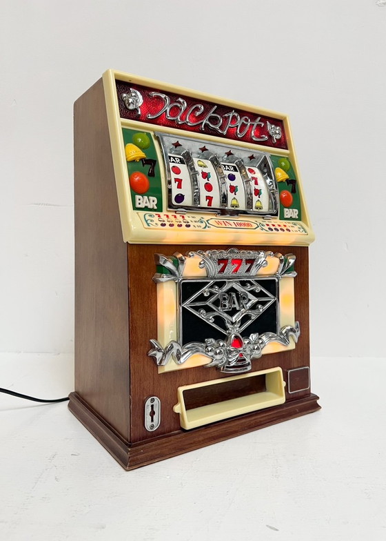 Image 1 of Radio and Cassette Player in the Form of Vintage Slot Machine, 1960's