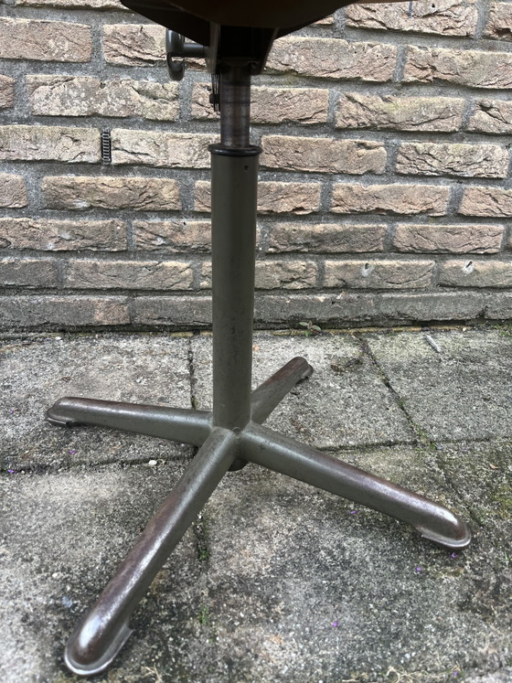 Sedia vintage Ahrend De Cirkel, Friso Cramer, anni '50/'60 – Sedie girevoli, Wood (photo 8 of 9)