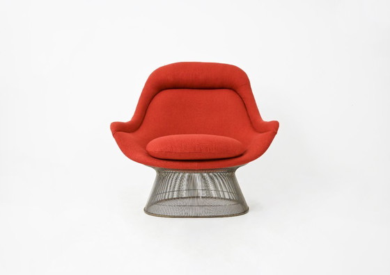 Image 1 of Fauteuil et repose-pieds conçus par Warren Platner pour Knoll International, années 1960