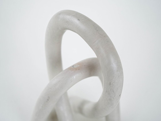 Image 1 of Sculpture abstraite blanche, design danois, années 1980, fabriquée au Danemark