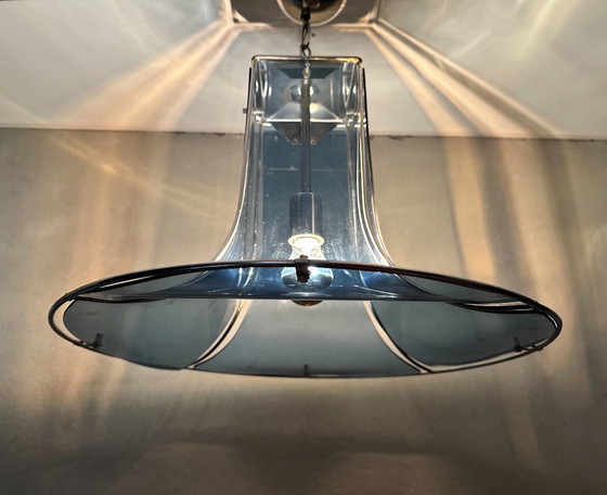 Vintage Fontana Arte hanglamp – Hanglampen, Plexiglass, Chroom (photo 7 of 10)