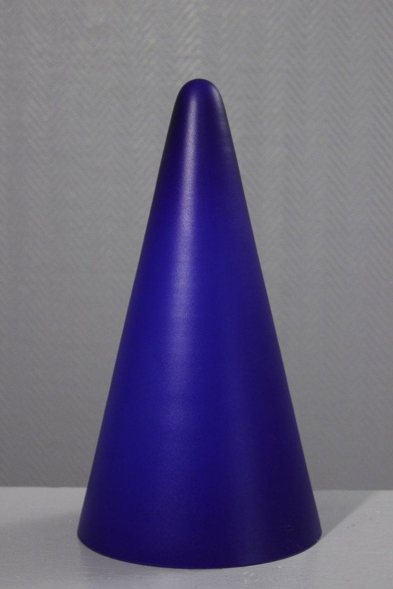 Image 1 of Lampada vintage "Teepee" di SCE per Habitat, blu, 35 cm, design postmoderno, anni '90