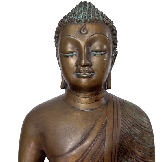 Quiete Interiore & Concentrazione – Buddha Thai-Lao Antico (XIX Secolo) – Sculture, Bronze (photo 10 of 10)