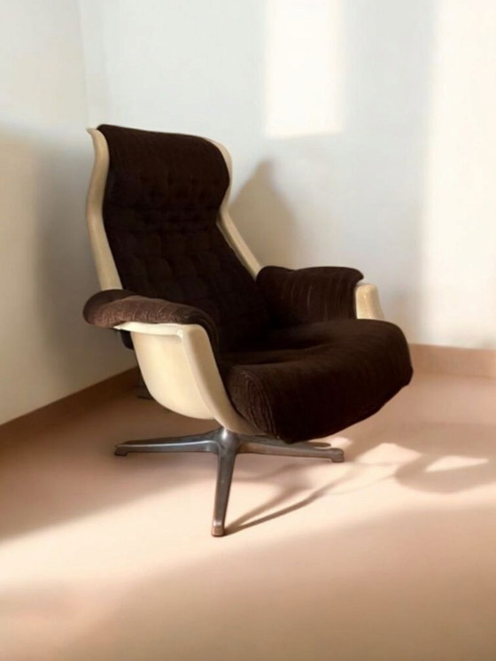 Image 1 of Mid - Century Space Age Galaxy armchair Alf Svensson for Dux lounge chair 1960s 1970s