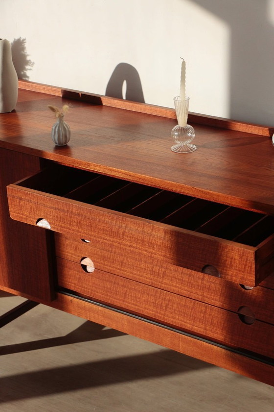 Image 1 of Large Scandinavian teak sideboard – Danish design – 1960s