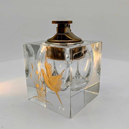 1960S Lighter In Murano Glass By Pagnin & Bon With Handcrafting 24K Gold Finishing. Made In Italy.