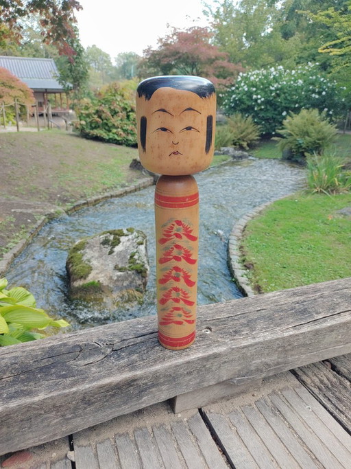 Mega Vintage Yamagata Kokeshi von Kobayashi (46 cm)