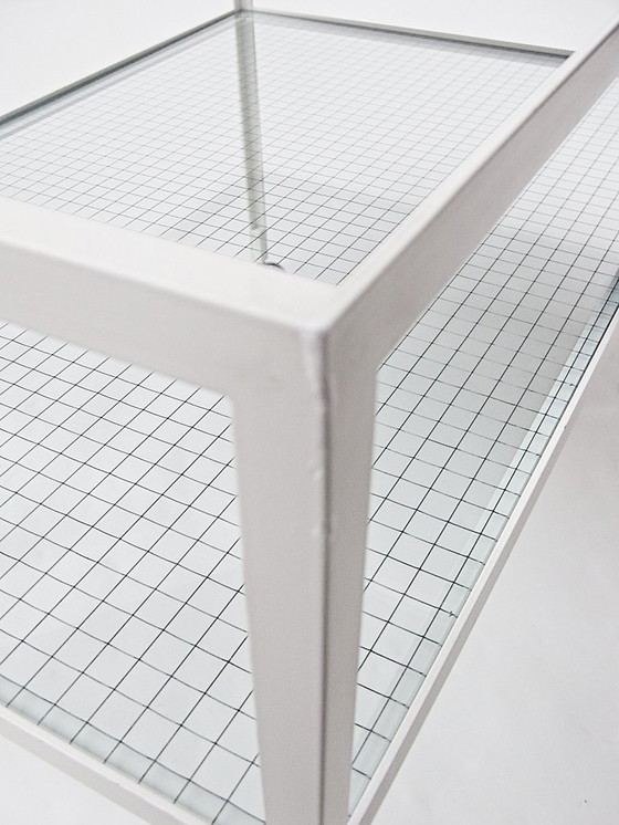 Image 1 of Carrello bar disegnato da Herbert Hirche per Holzäpfel, Germania, anni '50.