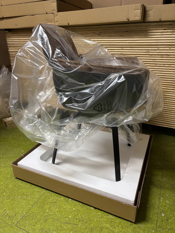 Image 1 of B&B Italia Husk Swivel Dining Chairs fabric cat. Astro