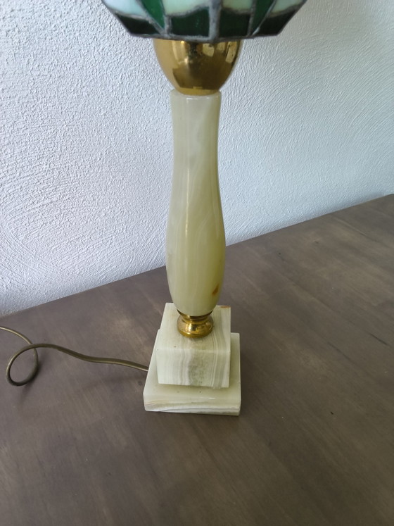 Armany Tiffany Lamp – Aermann-Leuchten, Table lamps, Glass, Metal (photo 3 of 7)