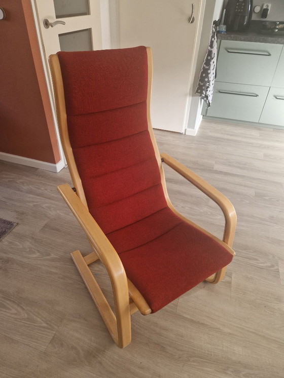 Image 1 of Yngve ekstrom, Lamello Stuhl bordeau rot