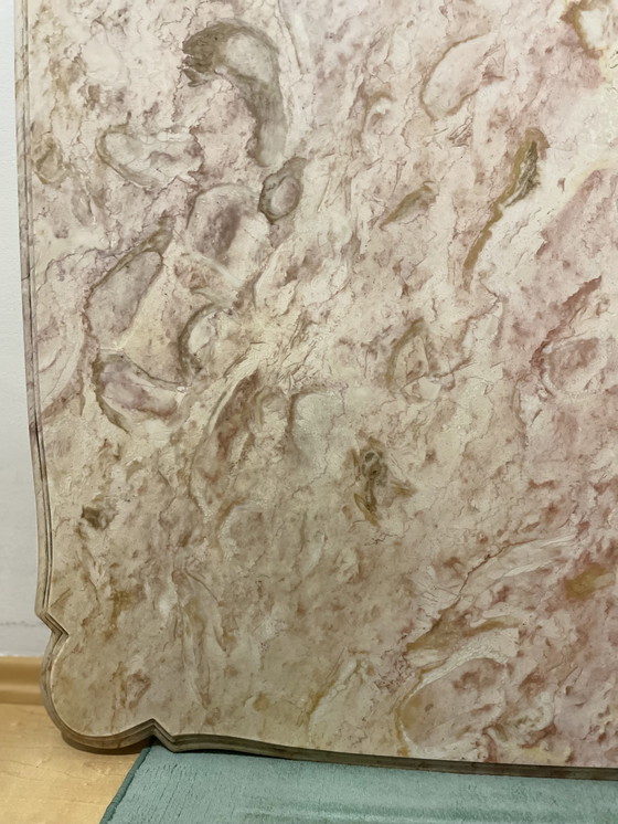 Image 1 of Unikat-Tischplatte aus Marmor 104x92 cm