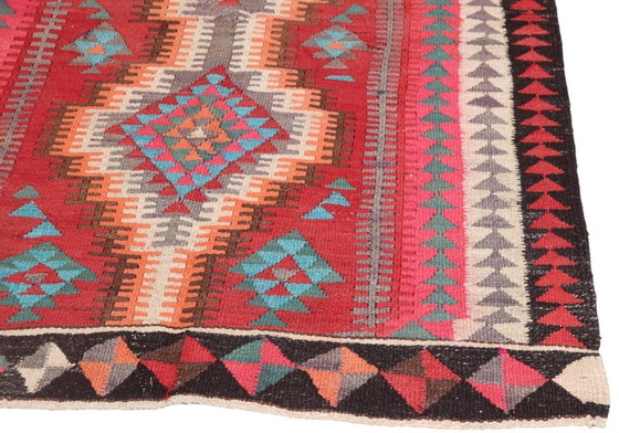 Kelim Modern Caucus Kilim - Art Arménien Vintage – Tapis, Wool (photo 5 of 5)