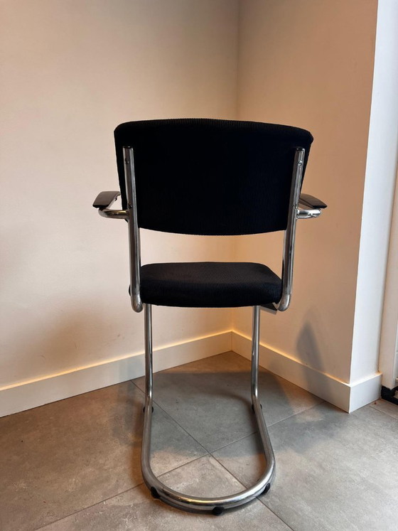 Image 1 of Sillas De Wit Brothers – Juego de 4 – Diseño con estructura tubular