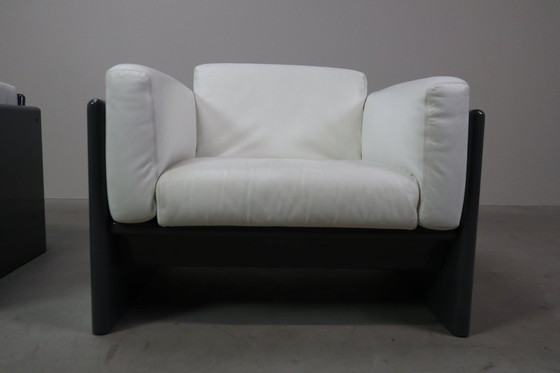 Image 1 of Satz Sessel "Arnolfo" für Simon International, Italien 1971