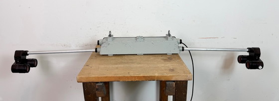 Image 1 of Lampada tubolare grigia industriale di Elektrosvit, anni '70