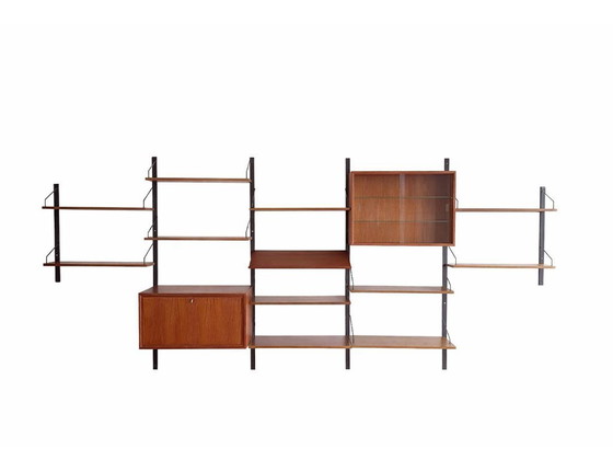 Image 1 of Sistema di pareti vintage Poul Cadovius – Royal System, Danimarca
