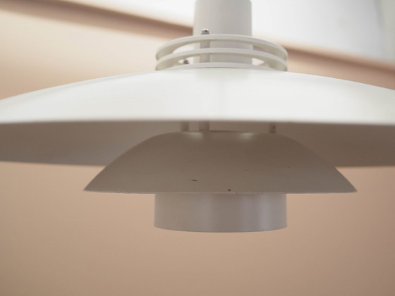 Lampada a sospensione Lyfa con sospensione regolabile, design danese degli anni '70, paralume in metallo (photo 7 of 15)
