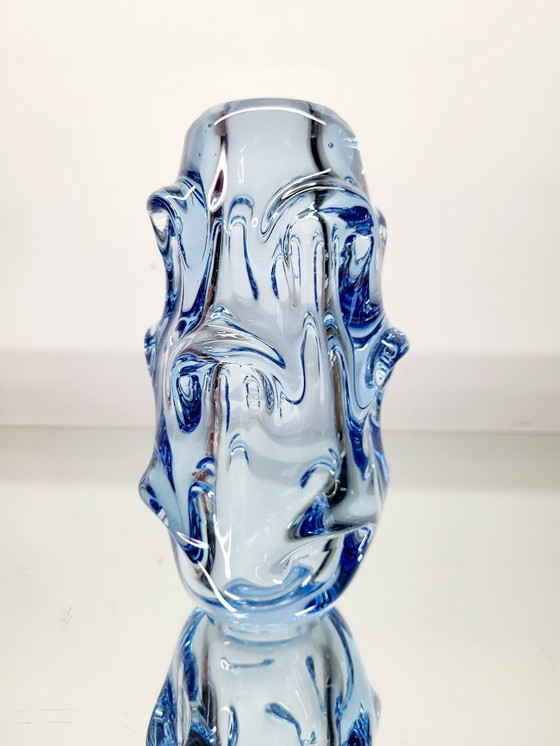 Image 1 of Vaso svedese dal design vintage, Börne Augustsson, vetreria Äseda, anni '40