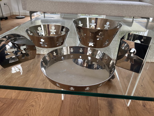 Ciotole e porta tovaglioli Alessi