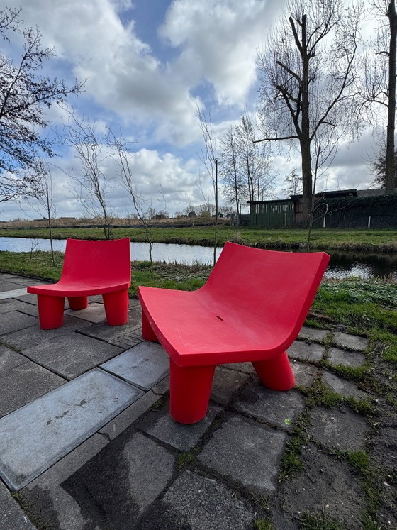 Image 1 of Design Low Lita Stuhl und Love Seat von Slide - Paola Navone