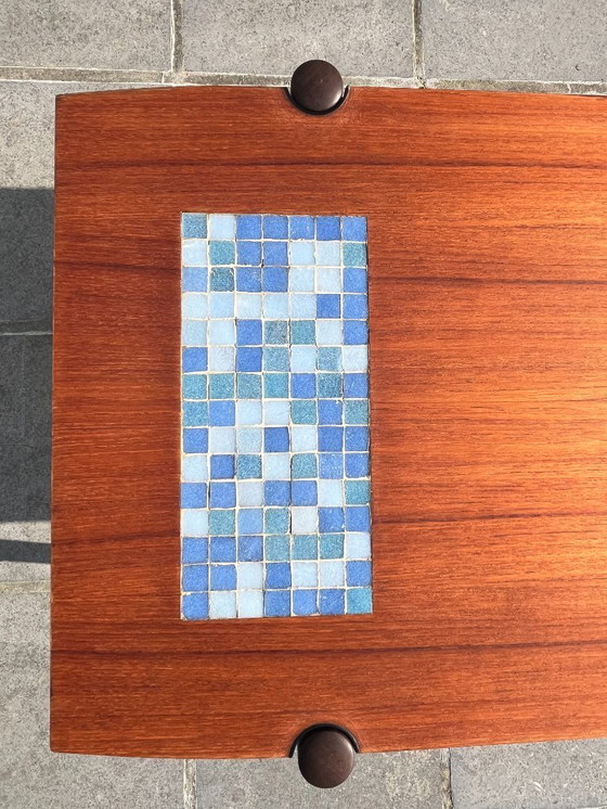 Image 1 of Creafort coffee table with reversible top - Louis van Teeffelen style