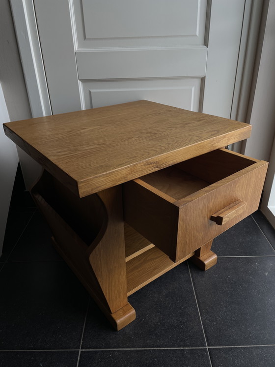 Image 1 of Midcentury houten bijzettafel