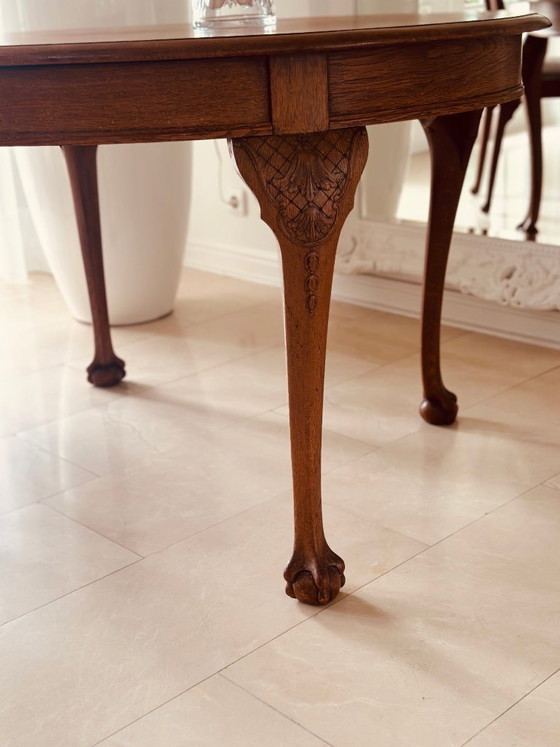 Image 1 of Chippendale round table