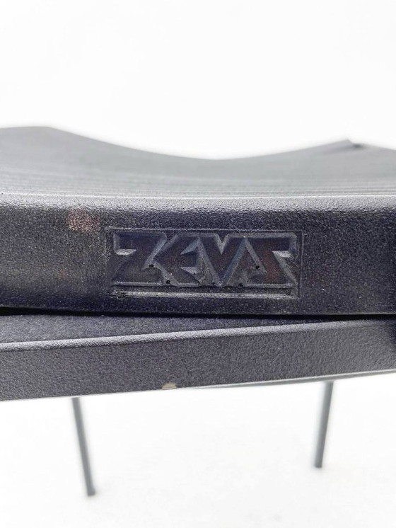 Image 1 of 4 sillas apilables diseñadas por Maurizio Peregalli para Zeus Noto, década de 1980.