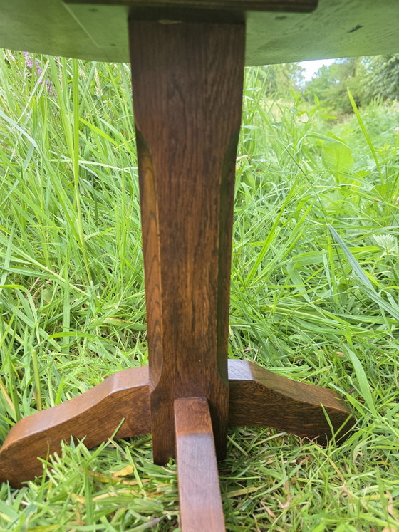 Image 1 of Tavolino vintage ottagonale in rovere massello