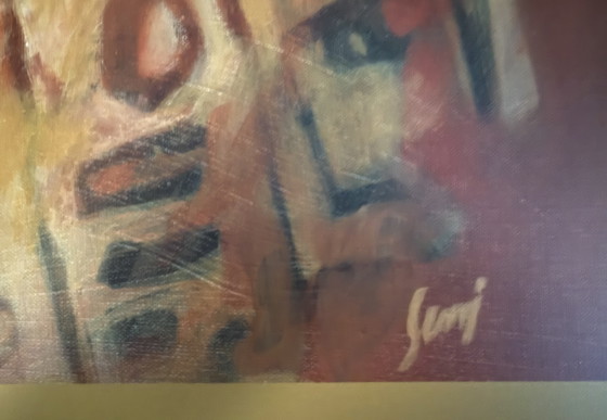 Image 1 of Sumi: "Pharaoh and Caravan." Signed in the plate.