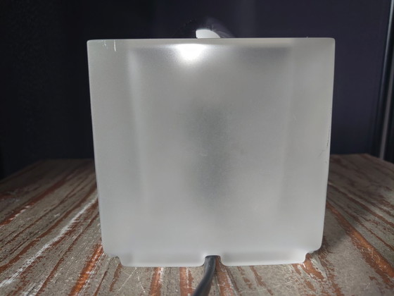 Image 1 of Vintage Nachtmann Leuchten glazen kubus tafellamp