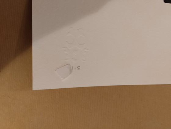Image 1 of Icono de confianza - Caja de bombones Edición Oro - Litografía enmarcada del artista