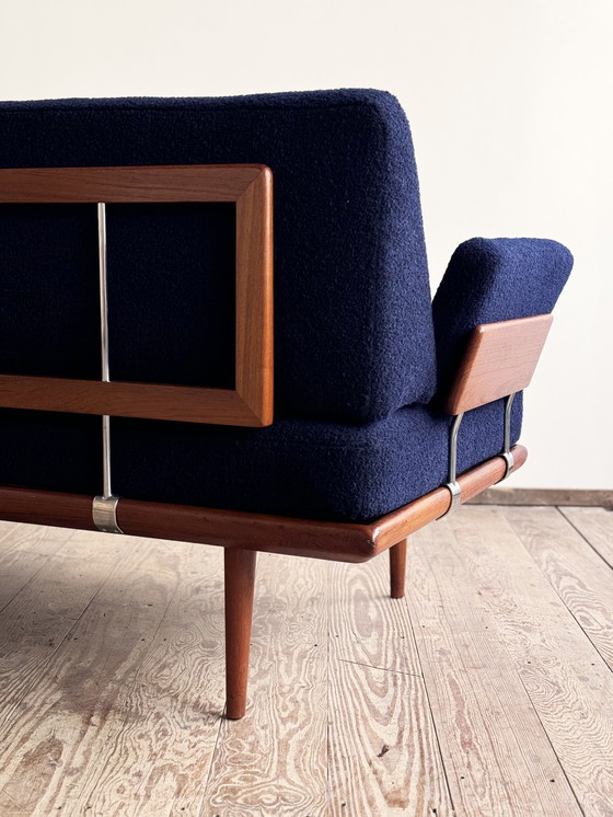 Image 1 of Mid-Century Danish Daybed Minerva Series with Armrests by Peter Hvidt and Orla Mølgaard Nielsen for France & Son, 1960s