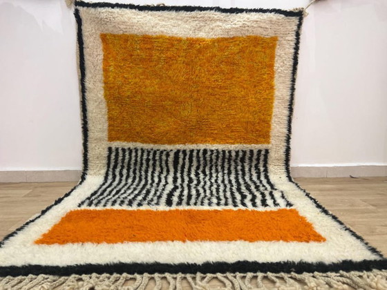 Image 1 of Tapis marocain artesanal en laine 300cmx150cm