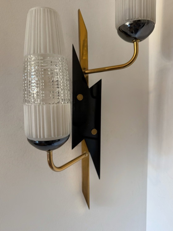 Arlus Messing Bakelit Wandleuchten 60er Jahre – Kunststoff (photo 3 of 10)