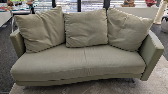 Rolf Benz Bankje – Banken, Leather, Metal (photo 5 of 5)