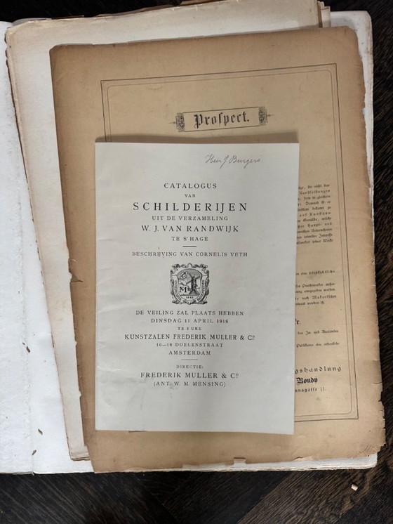 Image 1 of Modern paintings W.J. van Randwijk