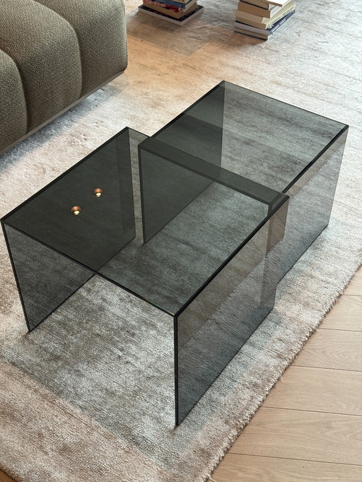 Set of two coffee tables | Montel | Black