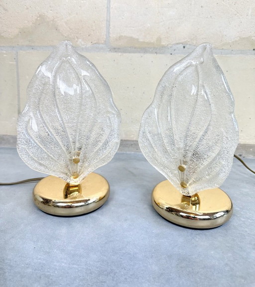 Paire de lampes de table vintage