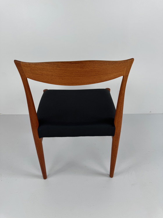 Image 1 of Set of 5 Danish Dining Chairs, attributed to Arne Hovmand-Olsen, Denmark, 1960s