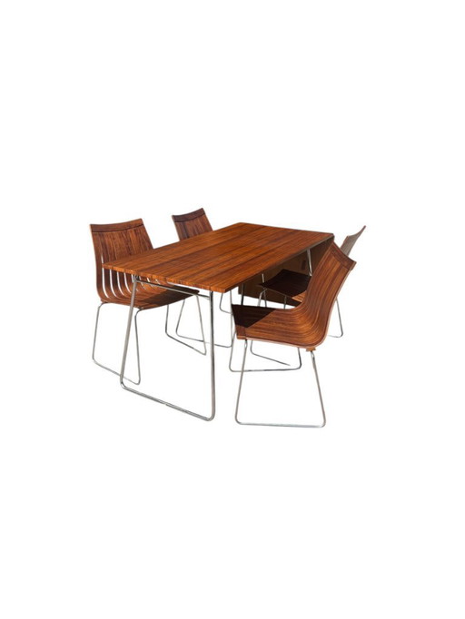 Dining set Tønnestav by Kjell Richardsen for Tynes Møbelfabrikk, Norway 1960s