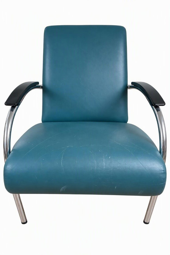 2 Gelderland Sillones, Cuero, Verde (foto 2 de 5)