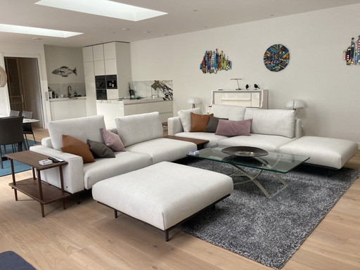 Rolf Benz sofa including 3x side table