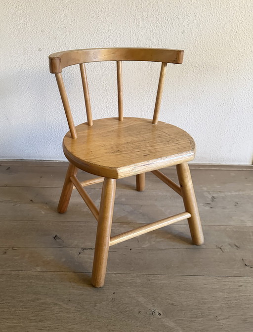 Silla infantil de madera vintage Van Dijk Toys
