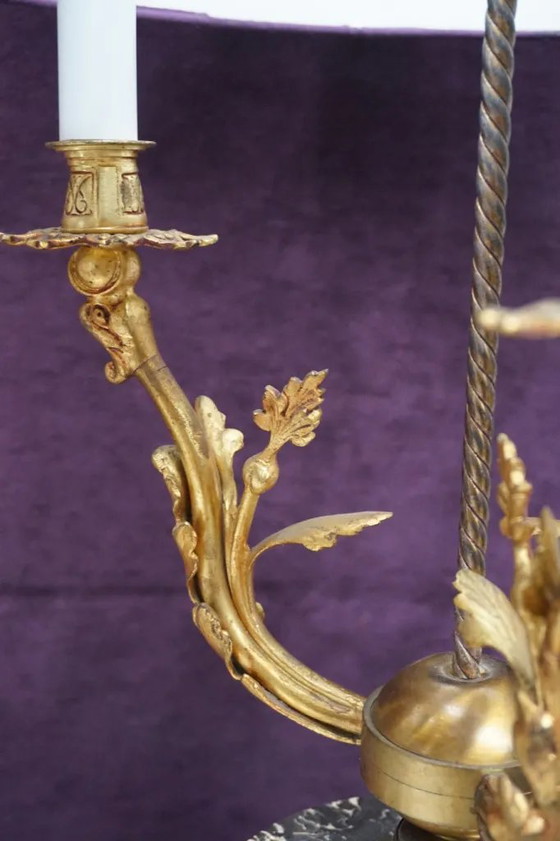 Table lamp in the style of Louis XV – Bronze, Marble (photo 4 of 5)