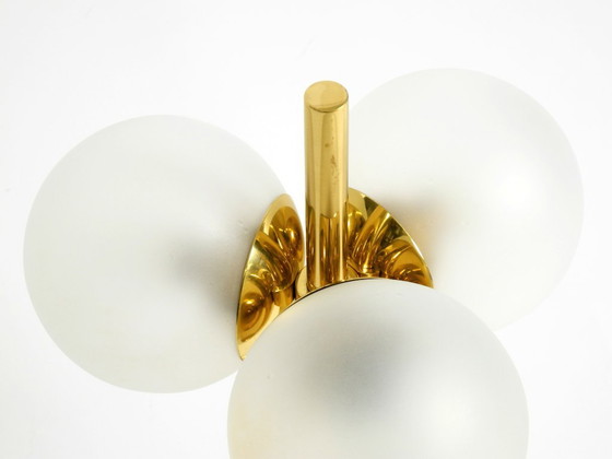 Image 1 of Original 1960s Space Age brass table lamp by Kaiser Leuchten